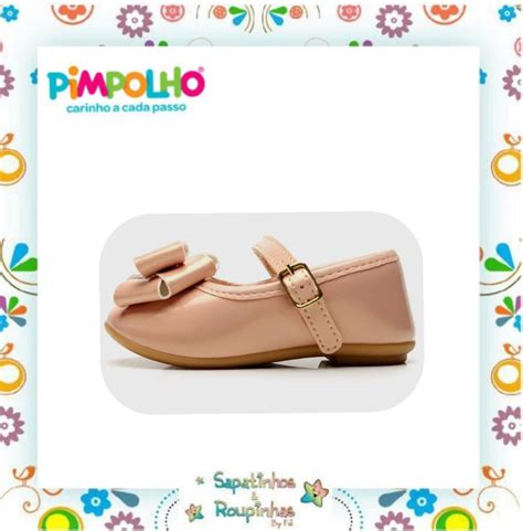 Pimpolho Sapatilha Pimpolho Infantil Nude Sapatinhos Roupinhas By F