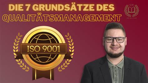 7 Grundsätze des Qualitätsmanagement YouTube