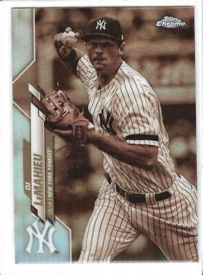 2020 Topps Chrome DJ LeMahieu SEPIA REFRACTOR 55 New York Yankees EBay