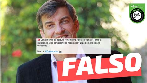 "Daniel Stingo se postula como nuevo Fiscal Nacional: 'tengo la experiencia y competencias ...