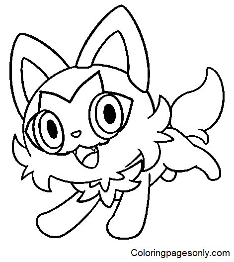 Sprigatito Coloring Pages Coloringpagesonly