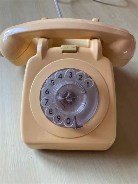 Vintage S S F Gpo Rotary Dial Telephone In Ivory Cream