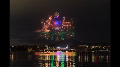 Absolutely Spectacular Drone And Light Show On Australia Day 2024