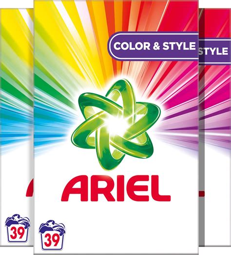 Ariel Color Waspoeder 3 X 39 Wasbeurten Voordeelverpakking Bol