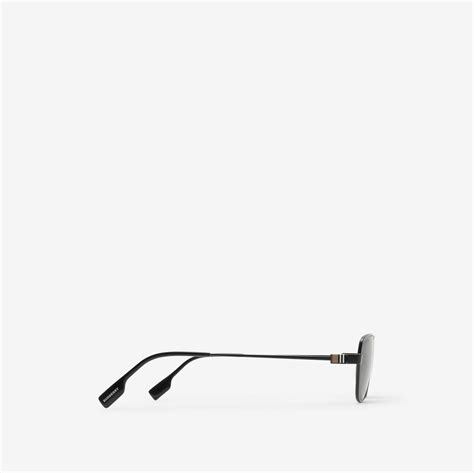 Icon Geometric Sunglasses In Black Matte Men Burberry® Official