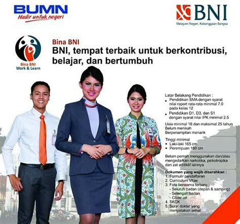 Rekrutmen Bina BNI Kantor Wilayah Jakarta Kota Juli 2020