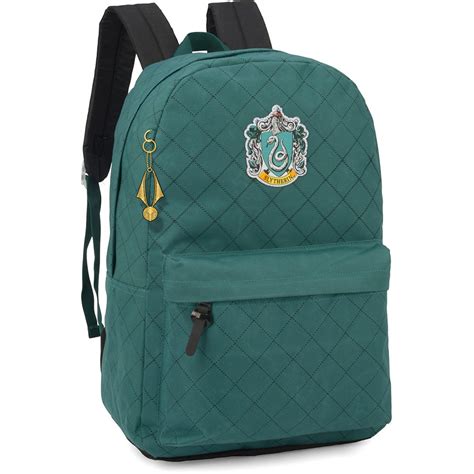 Mochila Harry Potter Sonserina em Poliéster Luxcel PT 1 UN Escolar