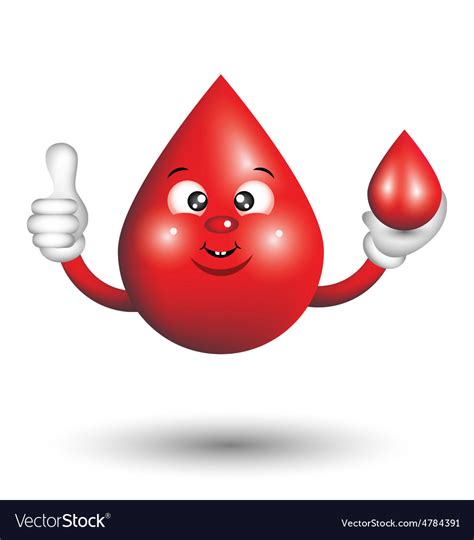 Blood donation cartoon vector by HitToon - Image #1561971 - VectorStock