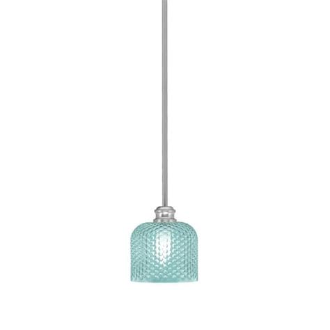 Albany 60 Watt 1 Light Brushed Nickel Pendant Mini Pendant Light