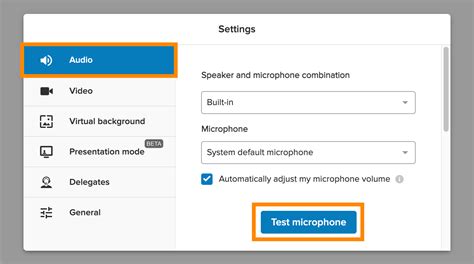 Testing Your Audio In RingCentral Video Settings RingCentral Video