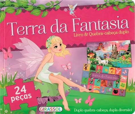 Livro And Quebra Cabeça Duplo Terra Da Fantasia Livro And Quebra Cabeça Duplo Terra Da Fantasia