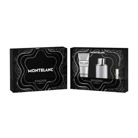 Coffret Montblanc Platinum Eau De Parfum Avec Gel Douche Beauty Julia