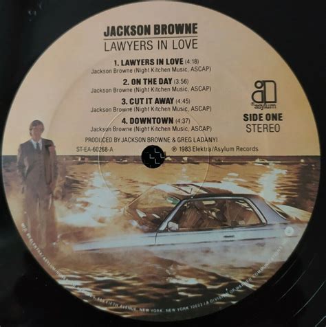 Jackson Browne ‎ Lawyers In Love Vinyl Lp 1983 Asylum Records ‎ 9 60268 1 Ebay