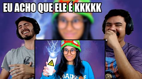 REACT SE EU RIR MINHA NAMORADA ME DÁ CHOQUE Kleberiano YouTube