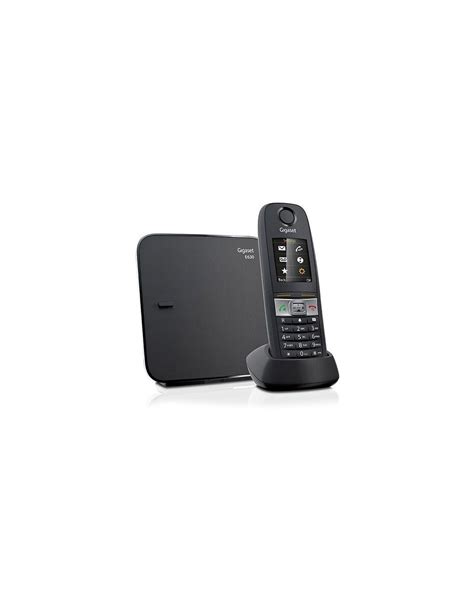 Gigaset E Tel Fono Dect Identificador De Llamadas Negro