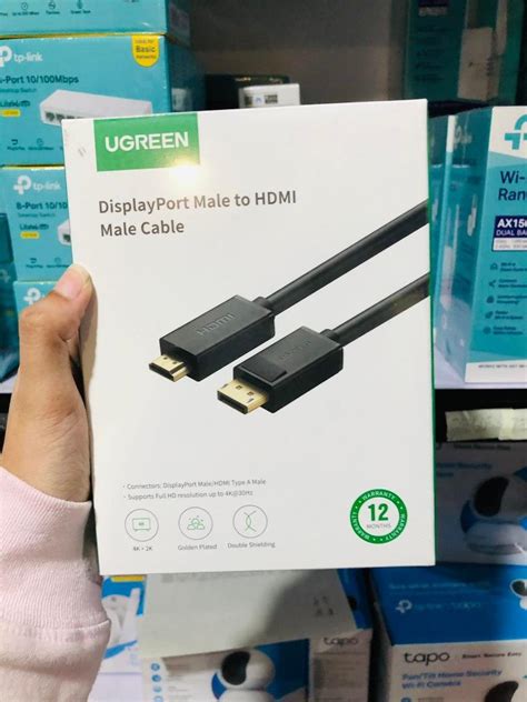 Ugreen Display Port Male To Hdmi Male Cable 15m Dp101 10239 Computers And Tech Parts