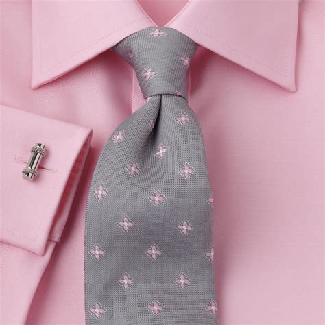 Pink Shirt Grey Tie