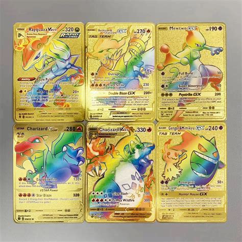 Коллекционные металлические карты Pokemon TAKARA TOMY | AliExpress