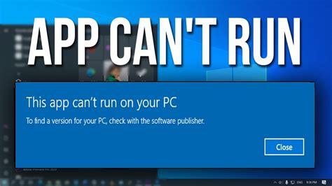 This App Can T Run On Your Pc Fix Windows