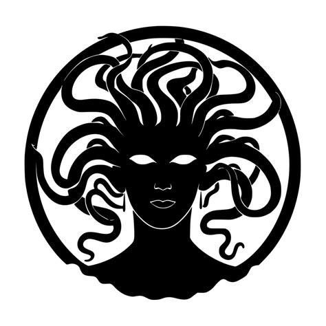 Medusa S Fearful Gaze SVG File For Cricut Silhouette Laser Machines