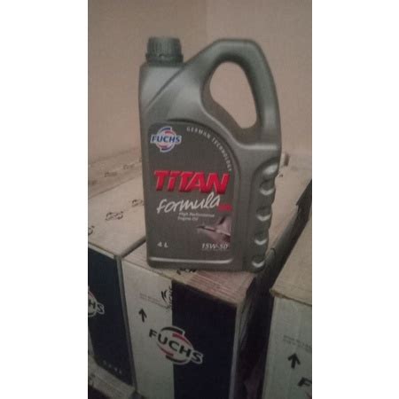 Jual Oli Mesin Mobil Fuchs Titan Formula SAE 15W 50 Shopee Indonesia