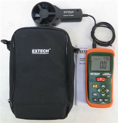 Extech AN200 CFM CMM Mini Thermo Anemometer W Built In IR Thermometer