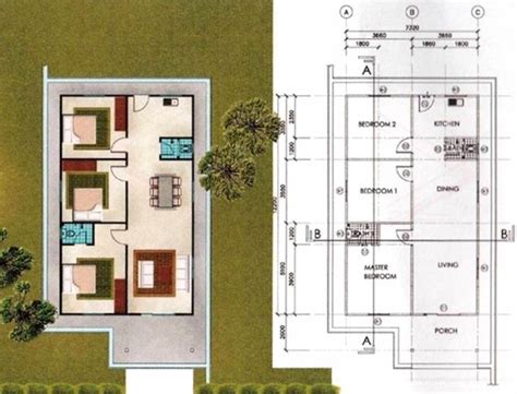 Keluasan Plan Rumah Mesra Rakyat Construction Work Projek Rumah Mesra