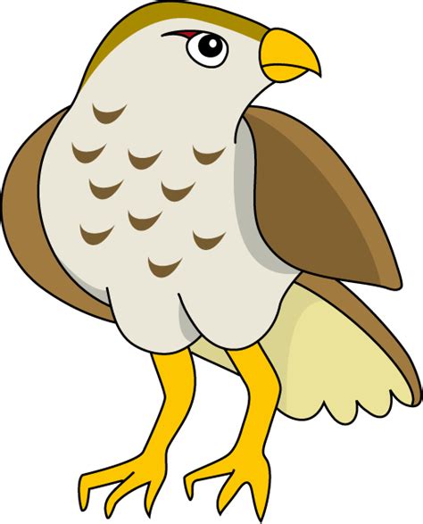 Cute Hawk Clipart