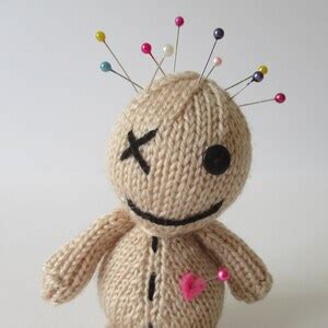 Voodoo Doll Toy Knitting Pattern - Etsy