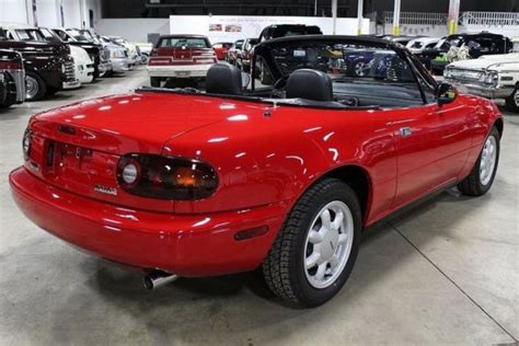 1990 Mazda Mx 5 Miata 14354 Miles Classic Red Convertible 1 6l 4 Cylinder 5 Spe For Sale Photos