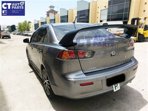 Evo X Style Spoiler Wing For 07 18 Mitsubishi Lancer Cj Vrx Evo X Matte