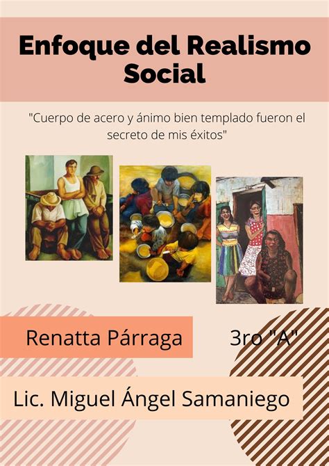 Realismo Social By Renatiti0 Issuu