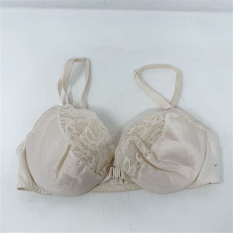 VINTAGE MAIDENFORM SWEET NOTHINGS BRA 34C NUDE 6887 P Gem