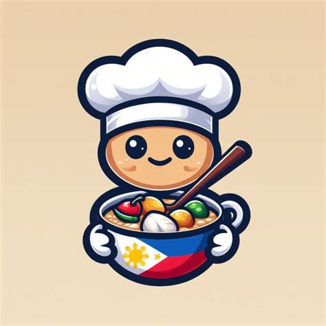 Make modern cuisine, filipino mascot logo design by Felco_dake | Fiverr