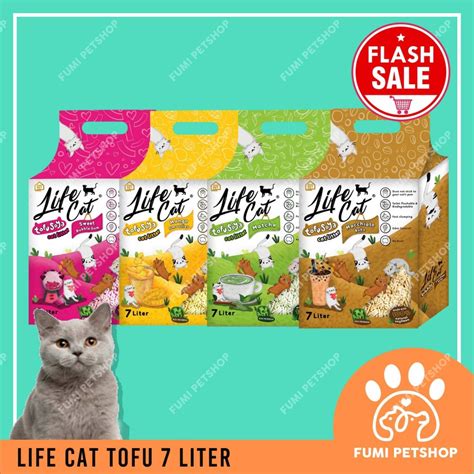 Jual PASIR TOFU KUCING SOYA LIFE CAT TOFU 7 LITER PASIR TOFU 7 LITER