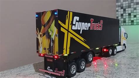 Miniatura Carreta Volvo Fh Trucado Arqueado Luz Youtube