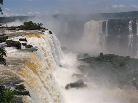 Travel Destinations Motion Iguacu National Park Long Exposure