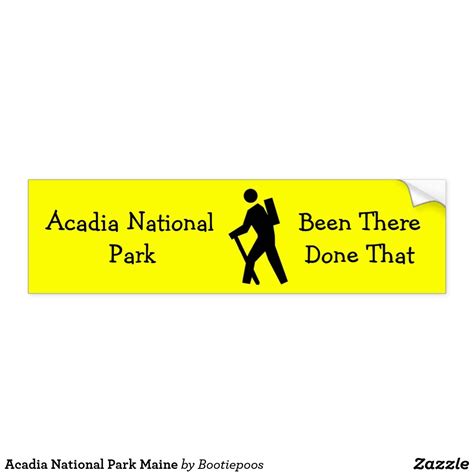 Acadia National Park Maine Bumper Sticker