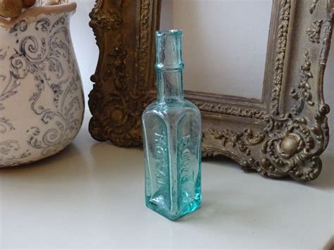 Antique Aqua Bottle Boro Royal Sauce Rare Burst Lip Sauce Bottle Shear Top Aqua Bottle With