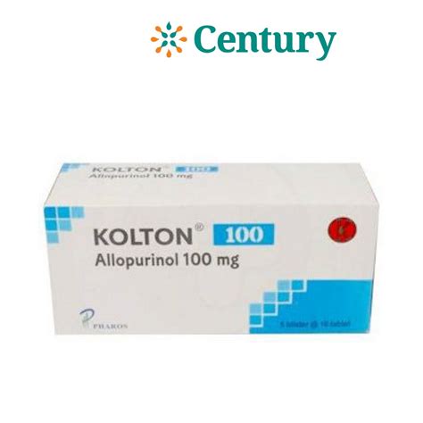 Jual KOLTON 100 MG 1 BLISTER ISI 10 TABLET ALLOPURINOL OBAT ASAM URAT