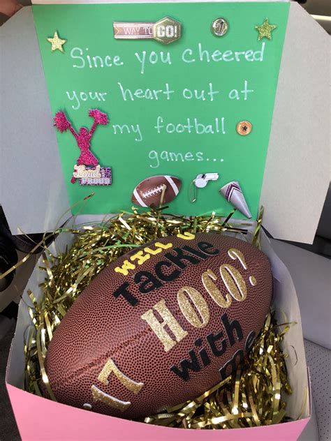 homecoming proposal ideas for cheerleaders - Bianca Michel