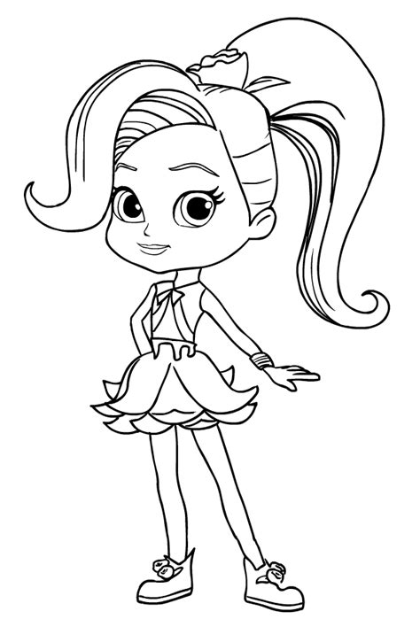 Rosie Redd from Rainbow Rangers coloring page