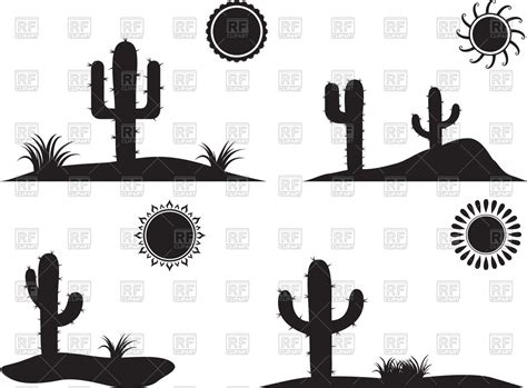 Desert Silhouette Vector at Vectorified.com | Collection of Desert ...