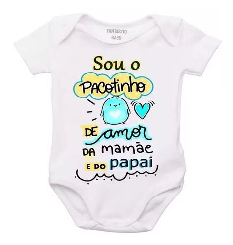 Body Beb Frases Pacotinho De Amor Da Mam E E Do Papai F Mercadolivre