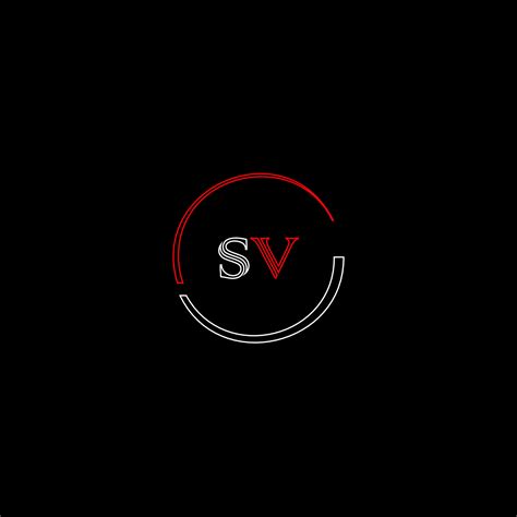 SV creative modern letters logo design template 32518149 Vector Art at ...