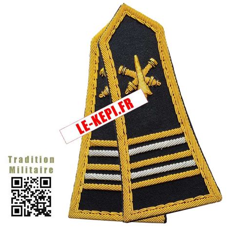 Pattes Paules Artillerie Lieutenant Colonel