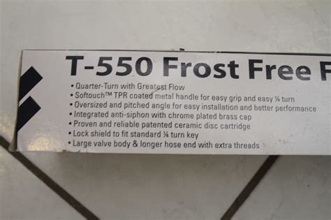 Legend Valve T 550 No Lead Frost Free Faucet For Plumbing Hydroponics Commercial 662545080031 Ebay