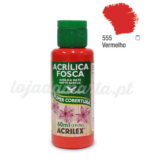 Tinta Acrilica Fosca Vermelho Escarlate 508