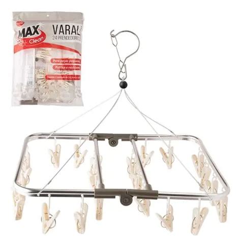 Varal Calcinha Lingerie Meia Prendedores Alumínio MercadoLivre
