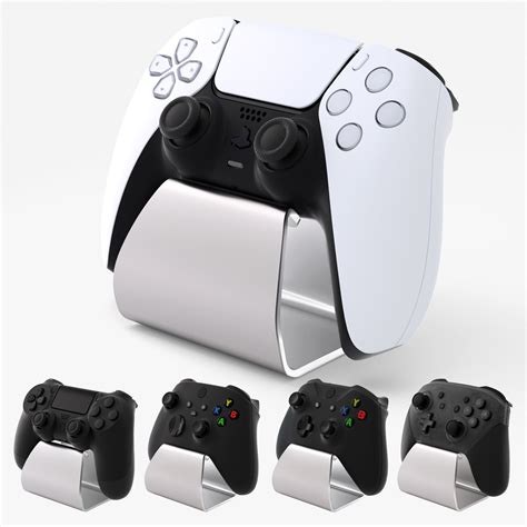 Silver Stand-AL Universal Metal Game Controller Stand for PS5 & PS4 ...